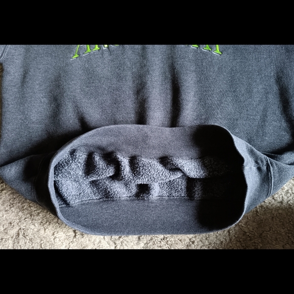 💜💚 Vintage Arctic Cat Gray Pullover Sweatshirt Mens Large Cotton Blend - Picture 10 of 12